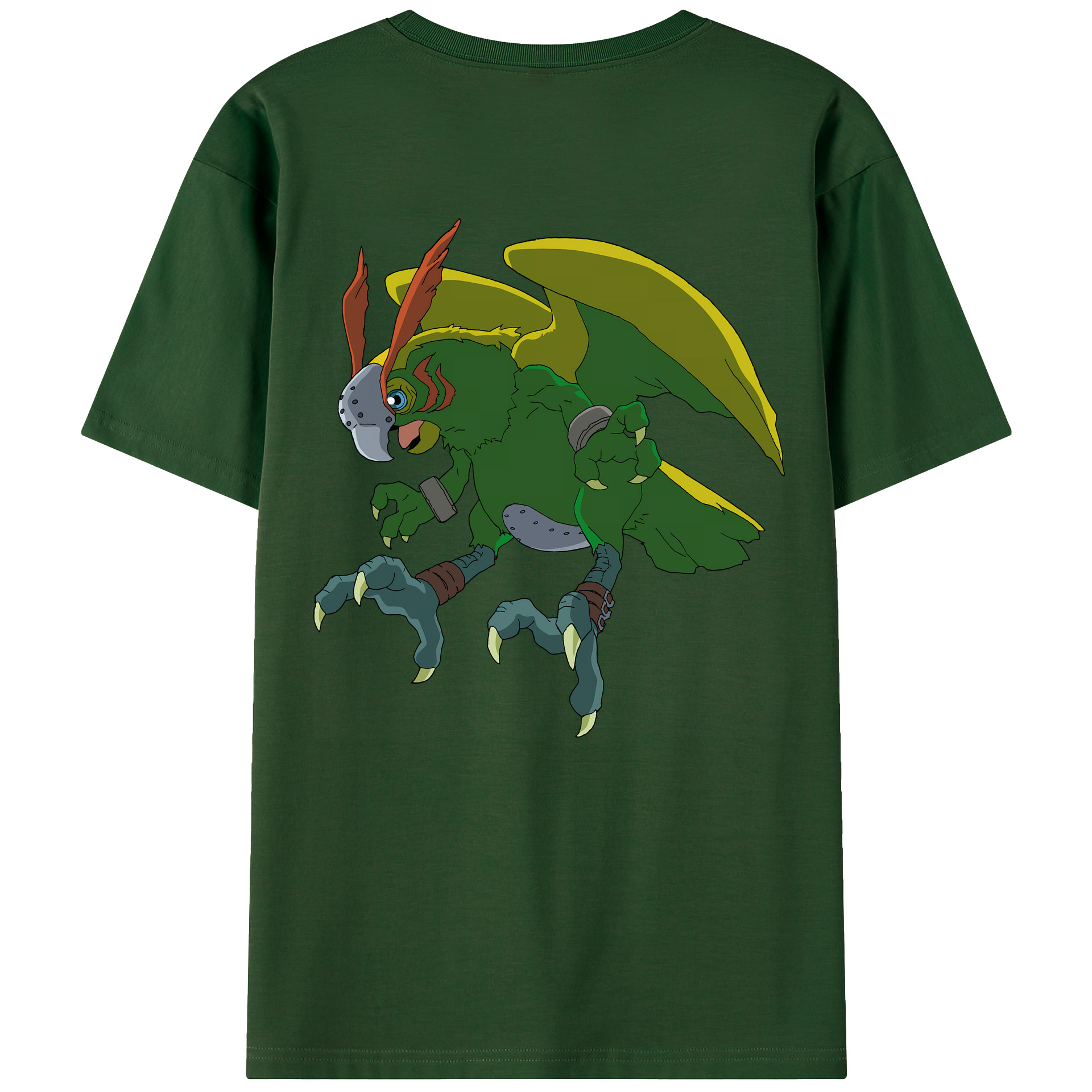 （画像用） Digimon デジタルモンスター/デジモン 綿100％半袖Tシャツ（背面プリント）